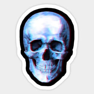 Dreadful skull Sticker